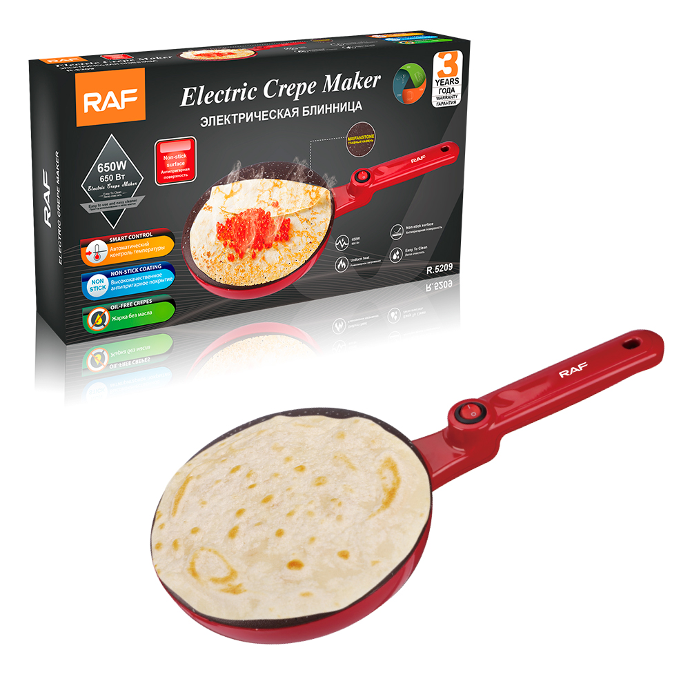 RAF R.5209 Electric Pancake Maker